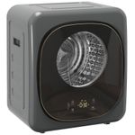 HOMCOM Compact Dryer Machine with 5 Modes, 4kg Small Tumble Dryer, Grey