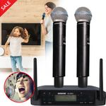 For Shu*re GLXD-4 + BETA-58A Professional Wireless Microphone System 2 Mics FQ4