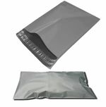 100 BAGS 9" x 12" Strong Mailing Poly Postage QUALITY Bags Grey Self Seal 