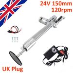 Electric Reciprocating Linear Actuator Motor 24V 120RPM 150mm 6 inch Stroke Fast