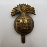 Genuine WW1 Inniskilling Fusiliers 1916 Economy Issue Cap Badge