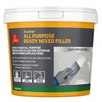 Sika SikaWall All Purpose Ready Mixed Wall Filler, White, 600g