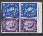 SB57c booklet pane 1 x 9.5mm on each stamp perf type AP  - Good perfs - U/M