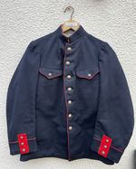 Rare WW1 French Police City of Marseille Dark Iron Blue Wool Tunic