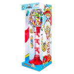 36 Inch Metal Gumball Machine with 200 Large Gumballs Included - Spiral Gumball