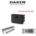 DAKEN Toolbox JUST 500 x 350 x 300 with BRACKETS Truck Storage Box Tool Box