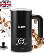 Electric Milk Frother 4-in-1 YASHE 300ml Hot Cold Foam Maker Latte Coffee