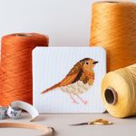 Mandala Robin Cross Stitch Pattern by Meloca Designs