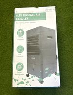 Lifestyle 6LTR Digital Air Cooler 6L Portable w/ Remote, Timer, Wheels Grey
