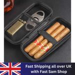 Cigar Bag Portable Cigar Humidor Travel Case Boxes for Cigar Lighter Cutter Smok