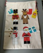 LEGO Large Christmas Sack - Santa Snowman Reindeer Soldier