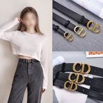 WOMEN WAIST ALLOY BUCKLE LEATHER BELTS QUALITY BELT LADIES LEATHER WAISTBAND UK