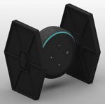 TIE Fighter Echo Dot 3rd Gen Stand | Star Wars Display Dock | 3D Printed Speaker