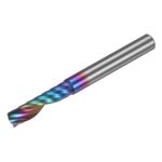 Spiral End Mill CNC Router Bit 1/4" Dia 1/4" Shank Up Cut 1 Flute Carbide Coated