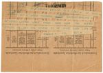 GG: Form DPO revenue book language offices as telegram form: Poland 1950/52