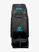 2026 Shrey Meta 120 Black Large Cricket Wheelie Duffle Bag Size 98 x 37 x 38cm