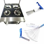 Gas Cooker Burner Jet Cleaner Tool Set 13pc Injector Nozzle Cleaning Needles Kit