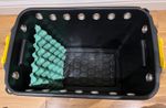 60L  DUBIA ROACH / INSECT  ENCLOSURE  INCLUDING  EGG TRAYS  & HEAT TREATED BRAN