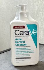 Cerave Acne Control Cleanser 2% Salicylic Acid Acne Treatment 437ml Sealed 