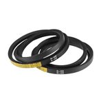 A49 V-Belts 49" Pitch Length,, A-Section Rubber Drive Belt 2pcs