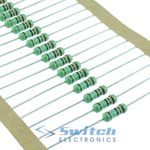 1 Ohm to 4.7M Ohm - 0.5W Power Metal Film Resistor 1% Tolerance