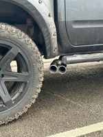 FITS NISSAN NAVARA D40 (CAT MODEL) SIDE EXIT STAINLESS STEEL EXHAUST SYSTEM