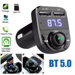 Bluetooth FM Transmitter Car Kit MP3 Player USB Charger Handsfree Adapter UK