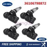 4x TPMS Tire Pressure Sensor #36106798872 Fits BMW F07 F11 F10 F06 F12 F13 F01