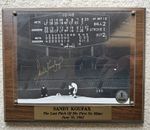 Signed Sandy Koufax Autographed Framed Photo 1962 COA