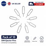 Sim card ejector pin tool pack of 10, Universal Compatibility || UK Seller
