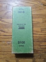 20 Rolls ($100 FV) of BW Roosevelt dimes in a vintage MMF chipboard storage box
