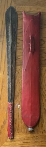 Antique East African Maasai Herders Sword - Ol Alem Kenya Knife 18”