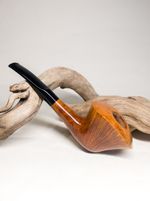 AMAZING!! GASPARINI BRIAR 1920 STRAIGHT GRAIN RESTORED MINT PIPE