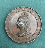 1897 Great Britain Queen Victoria Diamond Jubilee Medal -Very Scarce