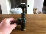 ANTIQUE VINTAGE SINK BRASS FAUCET TAP (HOT) ONLY HOSPITALS INDUSTRIAL FACTORY