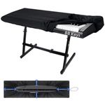 61/88 Piano Keyboard Dust Cover Electronic Piano Cover With Retractable Buckle