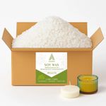 5KG Soy Wax Pellets for Pillar Candles Natural, Smooth Release LongLasting Burn