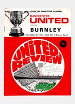 Manchester United v Burnley 1971-1972 League Cup 06/10/1971