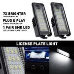 2x LED Number License Plate Light Lamp For VW GOLF MK4 MK5 MK6 MK7 Seat Polo CC
