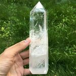 6-7cm Clear Quartz Crystal Point Natural Wand Reiki Healing Energy Gift