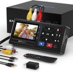 PORTTA VHS to Digital Converter, Video to Digital Recorder with Remote, Compatib