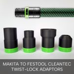 Makita 18v LXT to Festool Cleantec CT27 Hose Dust Adaptors | Select Your Tool