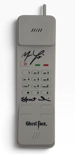 Matthew Lillard Skeet Ulrich Signed Prop Scream Phone Autograph Beckett Witness