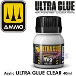 ULTRA GLUE Clear for Etch Clear Parts and more Acrylic AMMO Mig Jimenez MIG2031