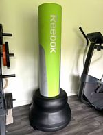 Reebok Freestanding Punch Bag / Kick Boxing Bag – Green, Grey & Black – Training