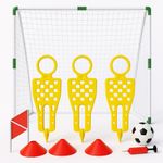 Soccer Set Football Goal Post Cones Practice Mannequins Ball Pump Sport Game