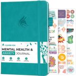 Clever Fox Mental Health & Anxiety Journal – A5 (14.5 x 21cm), Turquoise
