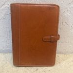 Vintage Coach Agenda Cover Rare Orangish Leather 6”x8.5" Leather