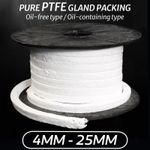 Pure PTFE Gland Packing (Various Sizes 4mm-25mm) Gland Packing Rope Shaft Seal