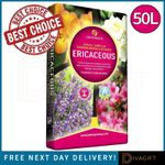 GROWMOOR ERICACEOUS COMPOST SOIL 50L RHODODENDRON AZALEA HEATHER CAMELLIA NEW